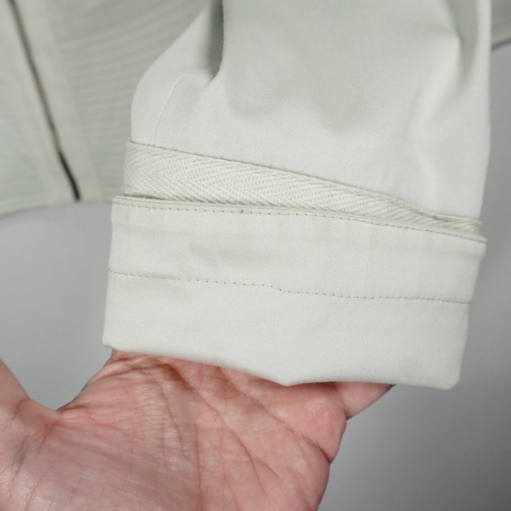 Eccoci Mint Green 2 Piece Skirt Suit Zip Front Jacket Pencil Skirt 16 Office - Picture 6 of 16